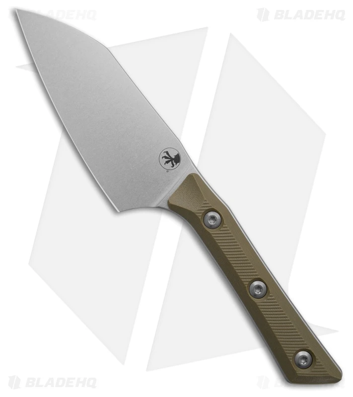 4.2" SANTOKU KNIFE STONEWASH STANDARD OD GREEN G-10 1 4.2" SANTOKU KNIFE STONEWASH STANDARD OD GREEN G-10