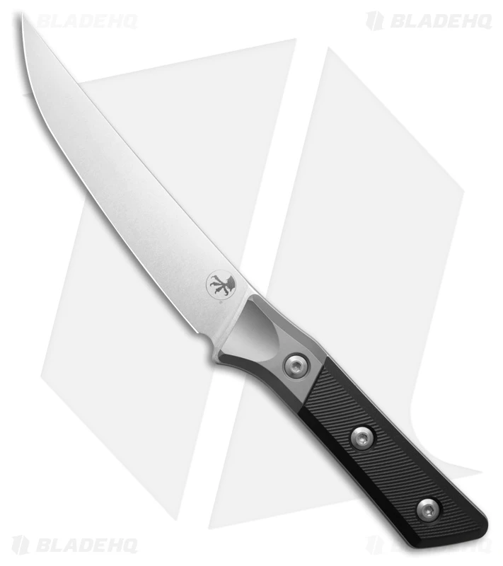 6.125" BONING KNIFE STONEWASH STANDARD TITANIUM BOLSTER BLACK G-10 1 6.125" BONING KNIFE STONEWASH STANDARD TITANIUM BOLSTER BLACK G-10