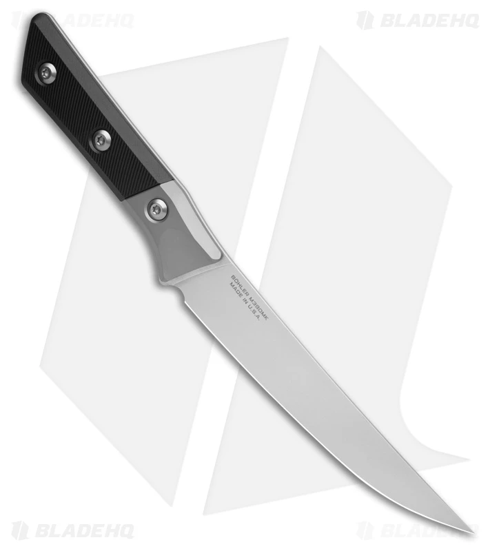 6.125" BONING KNIFE STONEWASH STANDARD TITANIUM BOLSTER BLACK G-10 2 6.125" BONING KNIFE STONEWASH STANDARD TITANIUM BOLSTER BLACK G-10 - Image 2