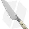 Microtech Fixed Blade Chef's Knife Ivory G-10 + Ti Bolsters (8" SW M390MK)