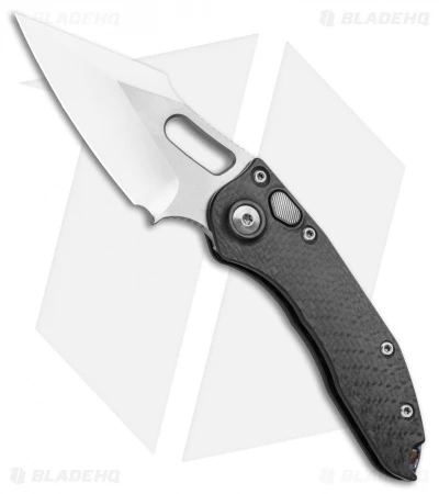 Marfione Custom Borka Blades Stitch Carbon Fiber Automatic Knife (3.75" Mirror) 1 Marfione Custom Borka Blades Stitch Carbon Fiber Automatic Knife (3.75" Mirror)