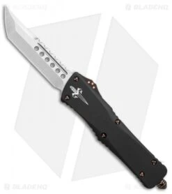 Marfione Custom Combat Troodon Hellhound Tanto OTF Black (3.8" Two-Tone SW)