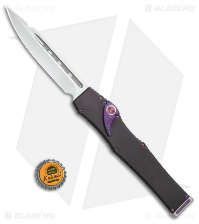 Marfione Custom Microtech Halo V OTF Automatic Knife Purple Haze Ti (Mirror) 4 Marfione Custom Microtech Halo V OTF Automatic Knife Purple Haze Ti (Mirror) - Image 4