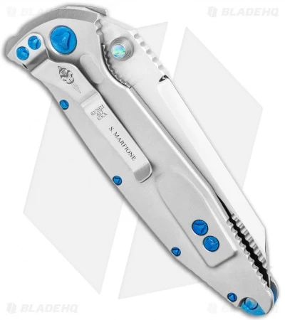 Marfione Custom Socom Elite Warcom Knife Abalone/SS (4" Mirror) 3 Marfione Custom Socom Elite Warcom Knife Abalone/SS (4" Mirror) - Image 3