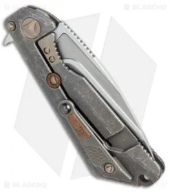 Marfione / Strider Custom MSG-3.5 Flipper Knife Fallout/Copper (3.5" W2 Hamon) 6 Marfione / Strider Custom MSG-3.5 Flipper Knife Fallout/Copper (3.5" W2 Hamon) -Microtech Marfione Strider Custom MSG copper inlay W2 hamon BHQ 71508 er side