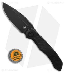 Microtech Anax S/E Frame Lock Knife Black Titanium/CF Inlay (3.8" DLC) 9 Microtech Anax S/E Frame Lock Knife Black Titanium/CF Inlay (3.8" DLC) -Microtech Microtech Anax SE FLK Black Ti Carbon Fiber INlay 3in DLC BHQ 181082 td size