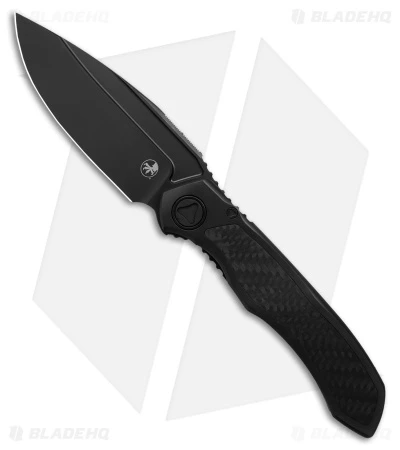 Microtech Anax S/E Frame Lock Knife Black Titanium/CF Inlay (3.8" DLC) 1 Microtech Anax S/E Frame Lock Knife Black Titanium/CF Inlay (3.8" DLC)