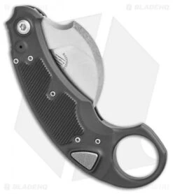 Microtech Bastinelli Iconic Auto Karambit Knife (2.125" Stonewash) -Microtech Microtech Bastinelli Iconic Auto Karambit Knife Stonewash BHQ 109477 kp side