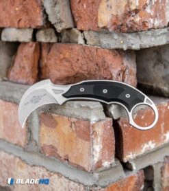 Microtech Bastinelli Iconic Karambit Fixed Blade Knife (Stonewash) 118-10R -Microtech Microtech Bastinelli Iconic Karambit Fixed Blade Knife Stonewash 118 10R BHQ 99151 kp the wall web jr