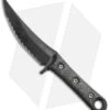 Microtech Borka SBK Fixed Blade Knife Carbon Fiber (5" Black Full Serr) 200-1DLC