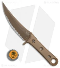 Microtech Borka SBK Fixed Blade Knife Tan G-10 (5" Tan PVD Full Serr) 200-3PVDTN 7 Microtech Borka SBK Fixed Blade Knife Tan G-10 (5" Tan PVD Full Serr) 200-3PVDTN -Microtech Microtech Borka SBK Tan G10 Tan PVD full serr BHQ 77775 er bottlecap 2