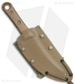 Microtech Borka SBK Fixed Blade Knife Tan G-10 (5" Tan PVD Full Serr) 200-3PVDTN 6 Microtech Borka SBK Fixed Blade Knife Tan G-10 (5" Tan PVD Full Serr) 200-3PVDTN -Microtech Microtech Borka SBK Tan G10 Tan PVD full serr BHQ 77775 er sheath