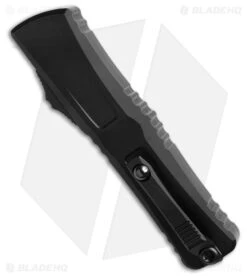 Microtech Combat Troodon D/E Gen III OTF Knife Black (4" Black Serr) 5 Microtech Combat Troodon D/E Gen III OTF Knife Black (4" Black Serr) -Microtech Microtech Combat Troodon DE Gen III OTF Knife Black 4in Black Serr BHQ 201509 td side large