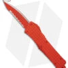 Microtech Combat Troodon Frag HS Rescue OTF Automatic Knife Orange (4" Two-Tone)
