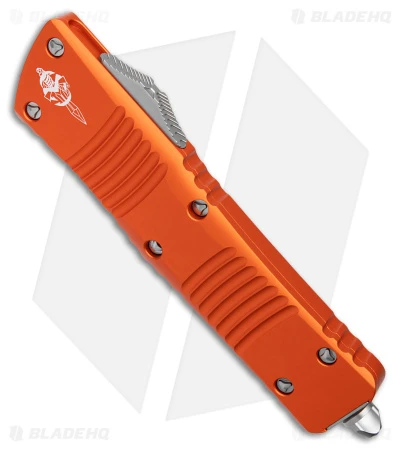 Microtech Combat Troodon Hellhound Signature Series OTF Knife Orange (3.8" SW) 2 Microtech Combat Troodon Hellhound Signature Series OTF Knife Orange (3.8" SW) - Image 2