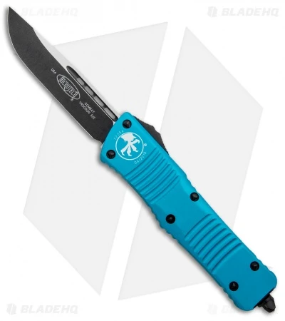 Microtech Combat Troodon S/E OTF Automatic Knife Turquoise (3.8" Black) 1 Microtech Combat Troodon S/E OTF Automatic Knife Turquoise (3.8" Black)