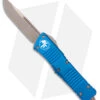 Microtech Combat Troodon S/E OTF Knife Blue (3.8" Bronzed Apocalyptic)
