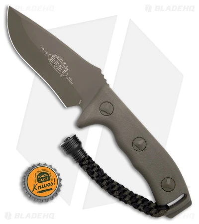 Microtech Currahee Fixed Blade Knife OD Green (4.5" OD Green) 102-1 OD 4 Microtech Currahee Fixed Blade Knife OD Green (4.5" OD Green) 102-1 OD - Image 4