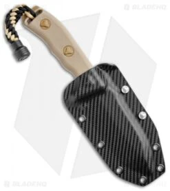 Microtech Currahee Tanto Knife Fixed Blade (4.5" Tan Plain) 103-1TA 7 Microtech Currahee Tanto Knife Fixed Blade (4.5" Tan Plain) 103-1TA -Microtech Microtech Currahee Tanto Tan Plain 103 1TA BHQ 15469 jr sheath