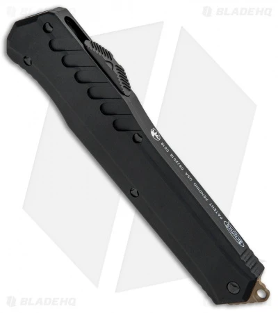 Microtech Cypher MK7 S/E OTF Automatic Knife Black (4" Tan) 241M-1TNBK 2 Microtech Cypher MK7 S/E OTF Automatic Knife Black (4" Tan) 241M-1TNBK - Image 2