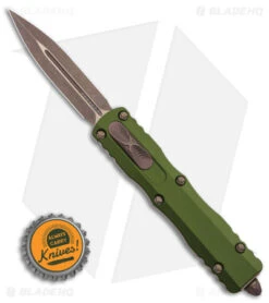 Microtech Dirac Dagger OTF Automatic Knife OD Green (2.88" Bronze Apocalyptic) 7 Microtech Dirac Dagger OTF Automatic Knife OD Green (2.88" Bronze Apocalyptic) -Microtech Microtech Dirac Dagger OTF AK OD Green 2in Bronze Apocalyptic BHQ 174551 td size