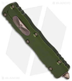 Microtech Dirac Dagger OTF Automatic Knife OD Green (2.88" Bronze Apocalyptic) 5 Microtech Dirac Dagger OTF Automatic Knife OD Green (2.88" Bronze Apocalyptic) -Microtech Microtech Dirac Dagger OTF AK OD Green 2in Bronze Apocalyptic BHQ 174551 td spine