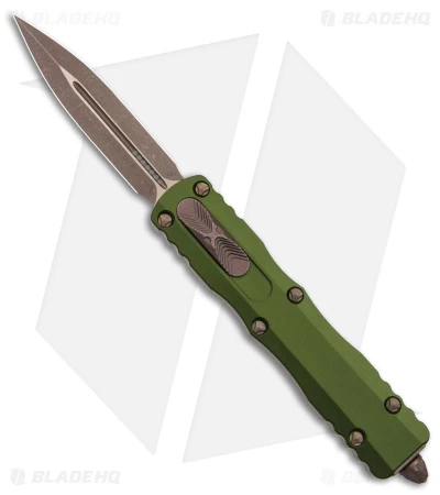Microtech Dirac Dagger OTF Automatic Knife OD Green (2.88" Bronze Apocalyptic) 1 Microtech Dirac Dagger OTF Automatic Knife OD Green (2.88" Bronze Apocalyptic)