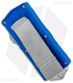 Microtech Exocet Dagger CA Legal OTF Automatic Knife Blue (1.9" Apocalyptic) 6 Microtech Exocet Dagger CA Legal OTF Automatic Knife Blue (1.9" Apocalyptic) -Microtech Microtech Exocet Dagger CA Legal OTF Auto Blue Apocalyptic 157 10APBL BHQ 113060 jr side