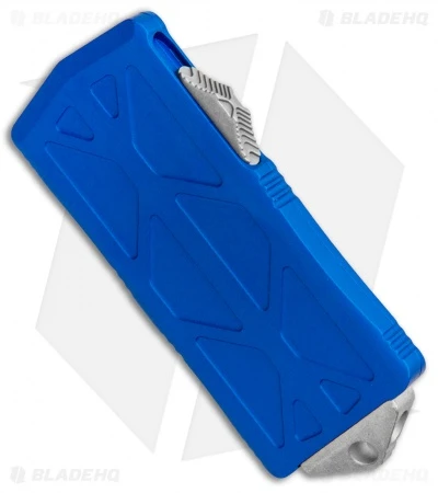 Microtech Exocet Dagger CA Legal OTF Automatic Knife Blue (1.9" Apocalyptic) 2 Microtech Exocet Dagger CA Legal OTF Automatic Knife Blue (1.9" Apocalyptic) - Image 2