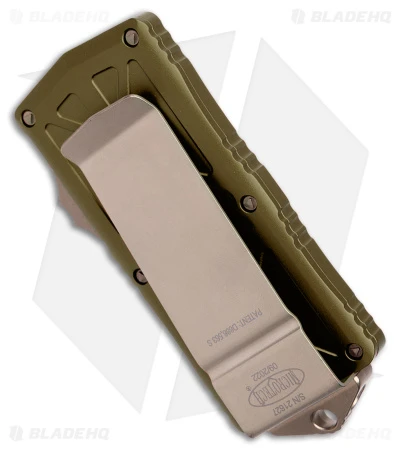 Microtech Exocet Dagger CA Legal OTF Automatic Knife OD Green (1.9" Bronze) 3 Microtech Exocet Dagger CA Legal OTF Automatic Knife OD Green (1.9" Bronze) - Image 3