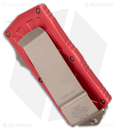 Microtech Exocet Dagger CA Legal OTF Automatic Knife Red (1.9" Bronze) 3 Microtech Exocet Dagger CA Legal OTF Automatic Knife Red (1.9" Bronze) - Image 3