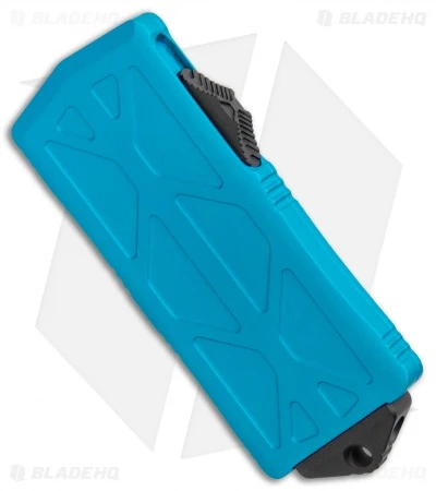 Microtech Exocet Dagger CA Legal OTF Automatic Knife Teal (1.9" Black) 2 Microtech Exocet Dagger CA Legal OTF Automatic Knife Teal (1.9" Black) - Image 2