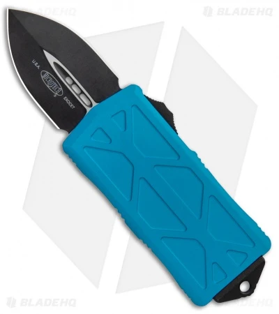 Microtech Exocet Dagger CA Legal OTF Automatic Knife Teal (1.9" Black) 1 Microtech Exocet Dagger CA Legal OTF Automatic Knife Teal (1.9" Black)