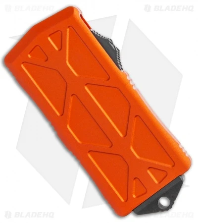 Microtech Exocet Dagger CA Legal OTF Automatic Orange (1.9" Black Serr) 157-2OR 2 Microtech Exocet Dagger CA Legal OTF Automatic Orange (1.9" Black Serr) 157-2OR - Image 2