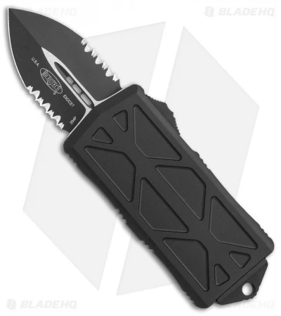 Microtech Exocet Dagger CA Legal OTF Automatic Black (1.9" Black Serr) 157-2T 1 Microtech Exocet Dagger CA Legal OTF Automatic Black (1.9" Black Serr) 157-2T