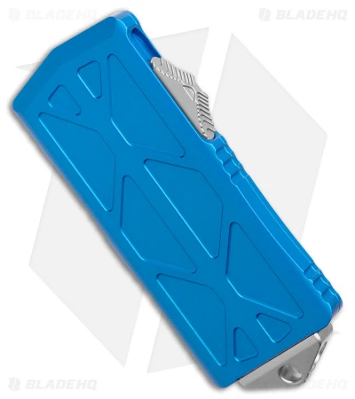 Microtech Exocet Dagger OTF Automatic Knife Blue (1.9" SW Full Serrated) 2 Microtech Exocet Dagger OTF Automatic Knife Blue (1.9" SW Full Serrated) - Image 2