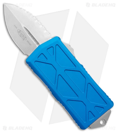 Microtech Exocet Dagger OTF Automatic Knife Blue (1.9" SW Full Serrated) 1 Microtech Exocet Dagger OTF Automatic Knife Blue (1.9" SW Full Serrated)