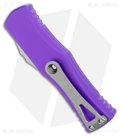 Microtech Hera S/E Partial Serrated OTF Auto Knife Purple Alum (3" Apoc)703-11PU 3 Microtech Hera S/E Partial Serrated OTF Auto Knife Purple Alum (3" Apoc)703-11PU - Image 3