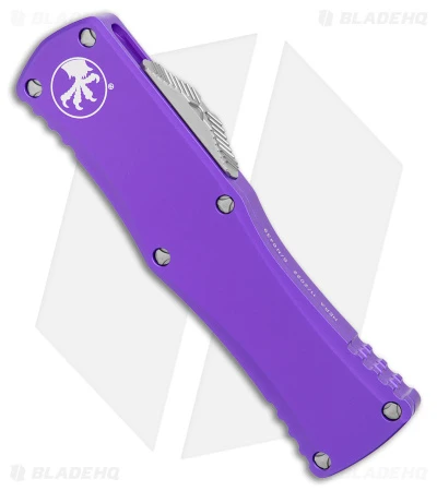 Microtech Hera S/E Partial Serrated OTF Auto Knife Purple Alum (3" Apoc)703-11PU 2 Microtech Hera S/E Partial Serrated OTF Auto Knife Purple Alum (3" Apoc)703-11PU - Image 2