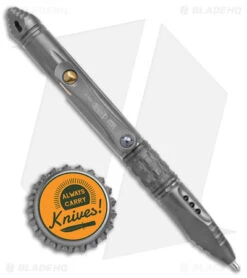 Microtech Kyroh Mini Bolt-Action Pen - Shot Peened Titanium Tritium Insert 5 Microtech Kyroh Mini Bolt-Action Pen - Shot Peened Titanium Tritium Insert -Microtech Microtech Kyroh Mini Bolt Action Pen Shot Peened Ti Tritium Insert BHQ 136400 jr bottlecap
