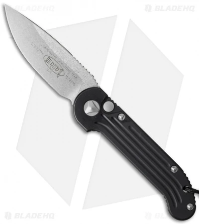 Microtech LUDT Automatic Knife Black (3.4" Stonewash) 135-10 1 Microtech LUDT Automatic Knife Black (3.4" Stonewash) 135-10