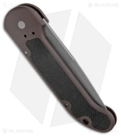 Microtech LUDT Automatic Knife Black Aluminum (4" Bead Blasted Serrated ATS-34) 6 Microtech LUDT Automatic Knife Black Aluminum (4" Bead Blasted Serrated ATS-34) -Microtech Microtech LUDT Auto No Clip BB Serr BHQ 172991 jr side