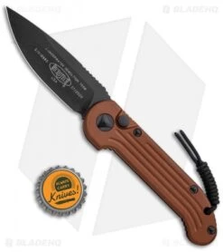 Microtech LUDT Automatic Knife Tan Aluminum (3.4" Black) 7 Microtech LUDT Automatic Knife Tan Aluminum (3.4" Black) -Microtech Microtech LUDT Auto Tan Aluminum Black BHQ 117571 jr bottlecap