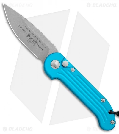 Microtech LUDT Automatic Knife Turquoise (3.4" Apocalyptic) 135-10APTQ 1 Microtech LUDT Automatic Knife Turquoise (3.4" Apocalyptic) 135-10APTQ