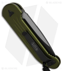 Microtech LUDT Automatic Knife OD Green (3.4" Black) 135-1OD 5 Microtech LUDT Automatic Knife OD Green (3.4" Black) 135-1OD -Microtech Microtech LUDT Automatic Knife OD Green 3in Black BHQ 4642 td side