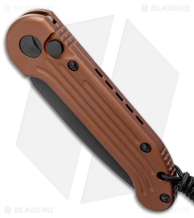 Microtech LUDT Automatic Knife Tan (3.4" Black) 135-1TA 2 Microtech LUDT Automatic Knife Tan (3.4" Black) 135-1TA - Image 2