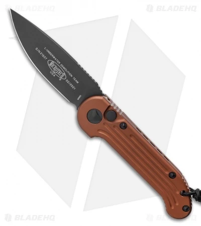 Microtech LUDT Automatic Knife Tan (3.4" Black) 135-1TA 1 Microtech LUDT Automatic Knife Tan (3.4" Black) 135-1TA