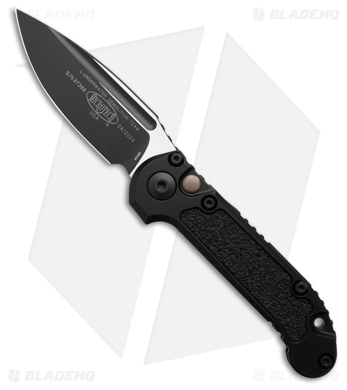 Microtech LUDT Gen III S/E Automatic Knife Black Al (3.5" Two-Tone) 1135-1 T 1 Microtech LUDT Gen III S/E Automatic Knife Black Al (3.5" Two-Tone) 1135-1 T
