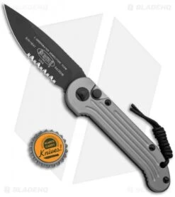 Microtech LUDT Gray Automatic Knife (3.4" Black Serr) 135-2GY 7 Microtech LUDT Gray Automatic Knife (3.4" Black Serr) 135-2GY -Microtech Microtech LUDT Gray Auto Black Serr 135 2GY BHQ 10567 jr bottlecap