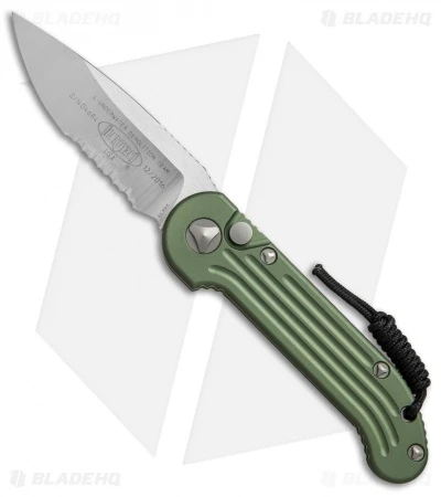 Microtech LUDT Automatic Knife OD Green (3.4" Satin Serr) 135-5OD 1 Microtech LUDT Automatic Knife OD Green (3.4" Satin Serr) 135-5OD